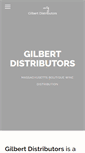 Mobile Screenshot of gilbertdistributors.com