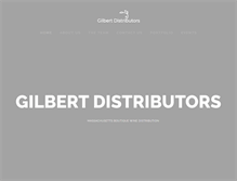 Tablet Screenshot of gilbertdistributors.com